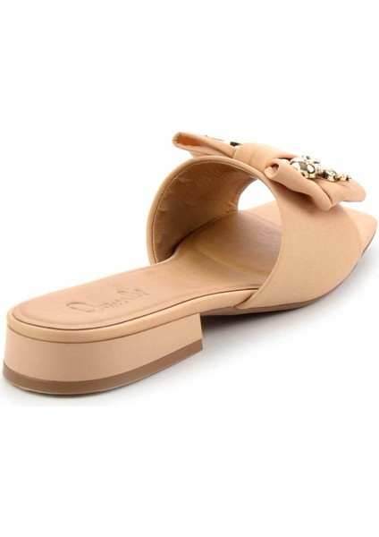 Mat Nude Saten Kadın Terlik K04213286638 fırsatları