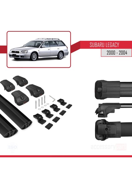 Subaru Legacy 2000-2004 Arası Ile Uyumlu Ace-1 Ara Atkı Tavan Barı Siyah modelleri
