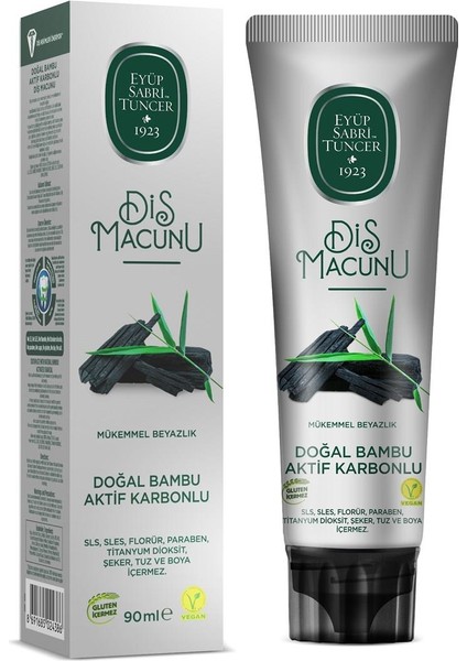 Doğal Bambu Aktif Karbonlu Diş Macunu 90 ml