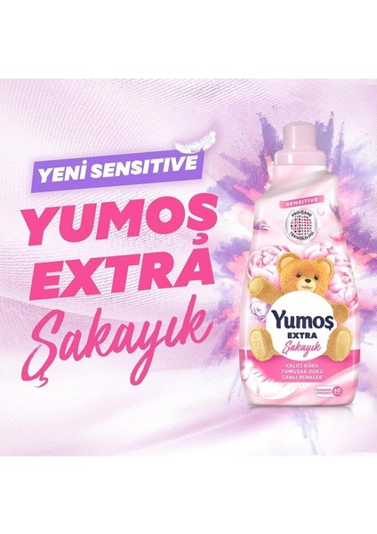 Extra Konsantre Çamaşır Yumuşatıcısı Şakayık 1440 ml 2'li Set