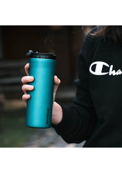 Warmshield® Çift Katmanlı Paslanmaz Çelik Termos Bardak 400 ml ( Kahve Çay Termosu )