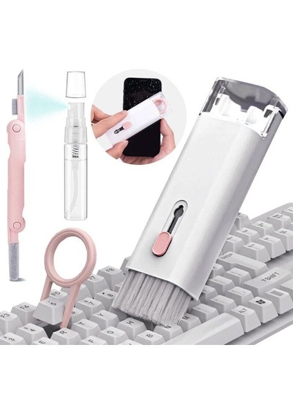 7in1 Çok Fonksiyonlu Airpods Telefon Klavye Ekran Temizleme Kiti