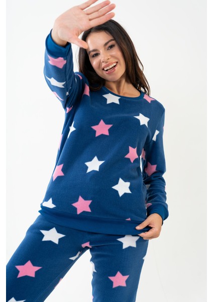 Kadın Polar Uzun Kol Pijama Takım fiyatları