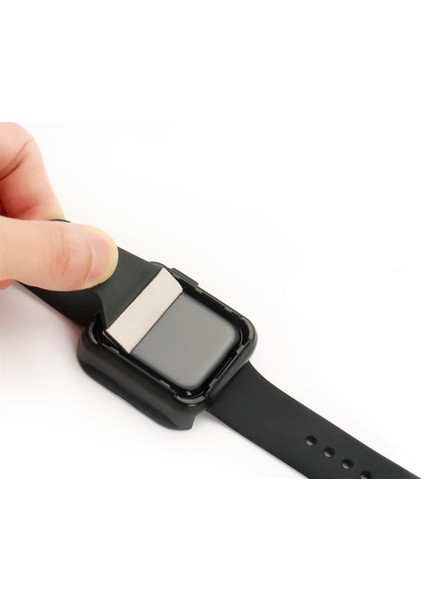 Apple Watch 4 5 6 SE Series 44 mm 360 Derece Tam Koruma Shock-Resistant Cam Ekran Koruyucu