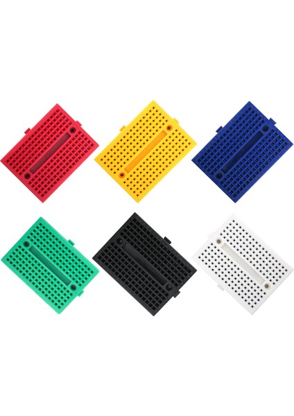 Syb-170 Mini Yapışkanlı 170 Pin Breadboard - Beyaz indirimleri