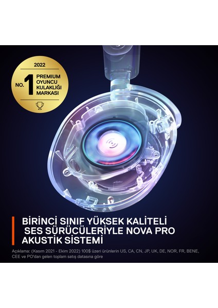 Steelseries Arctis Nova Pro Kulak Üstü Oyuncu Kulaklığı