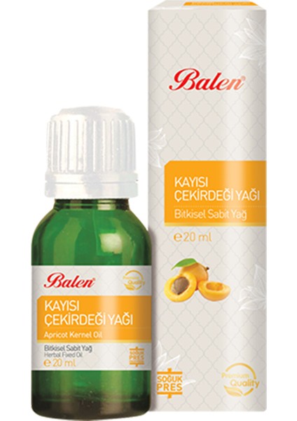 Kayısı Çekirdeği Yağı Soğuk Pres 20 ml
