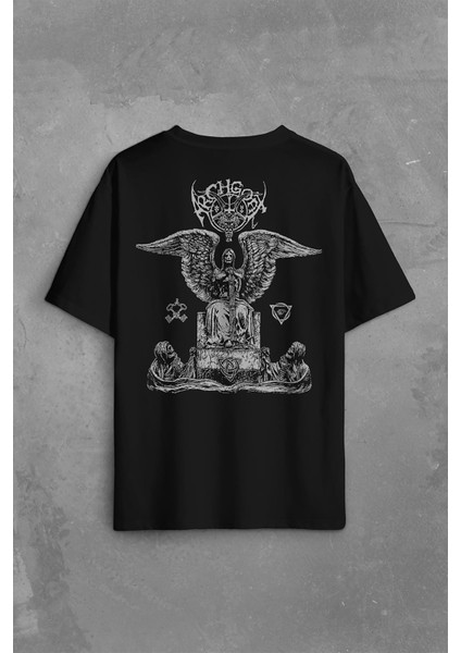 Archgoat Behemoth Metallica Heavy Metal Sırt Ön Baskılı Oversize Tişört T-Shirt fiyatları