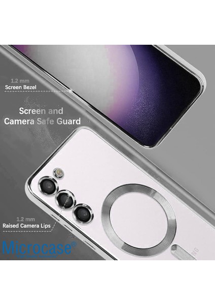 Samsung Galaxy S23 ile Uyumlu Magsafe Şarj Özellikli Manyetik Silikon Kılıf - AL8115