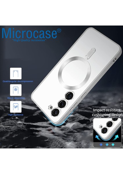 Samsung Galaxy S23 ile Uyumlu Magsafe Şarj Özellikli Manyetik Silikon Kılıf - AL8115