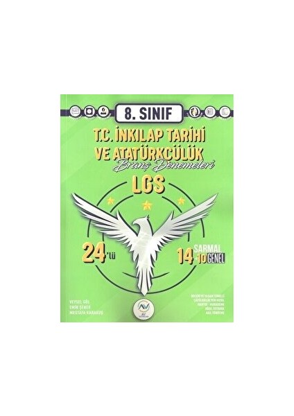 Av Yayınları 8. Sınıf Lgs T.c. Inkılap Tarihi ve Atatürkçülük 24 Lü Branş Deneme