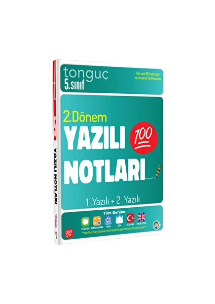 Tonguç Akademi 5. Sınıf 2. Dönem Yazılı Notları 2025