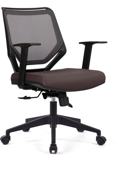 Moreno Antrasit Fileli Pls Çalışma Koltuğu Ofis Koltuğu