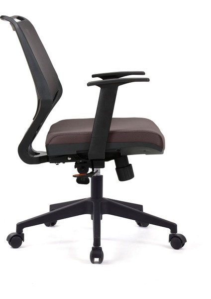 Moreno Antrasit Fileli Pls Çalışma Koltuğu Ofis Koltuğu