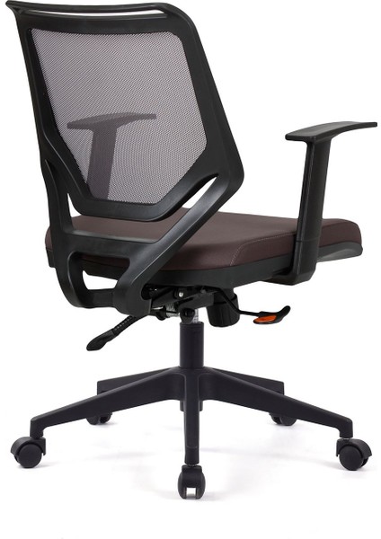 Moreno Antrasit Fileli Pls Çalışma Koltuğu Ofis Koltuğu