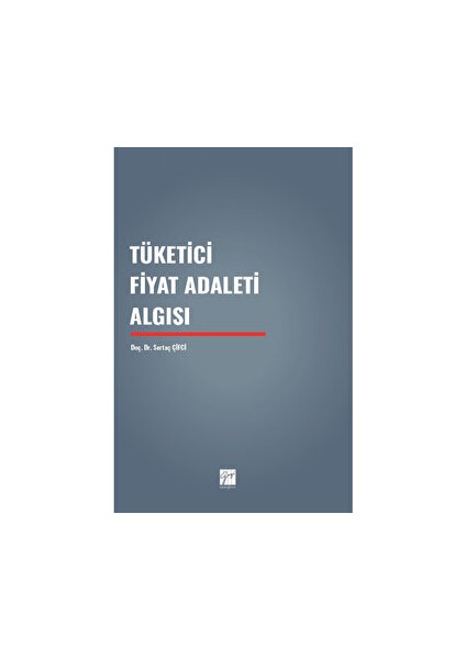 Tüketici Adaleti Algısı