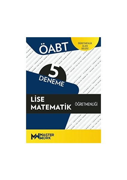 Öabt Lise Matematik Öğretmenliği 5 Deneme