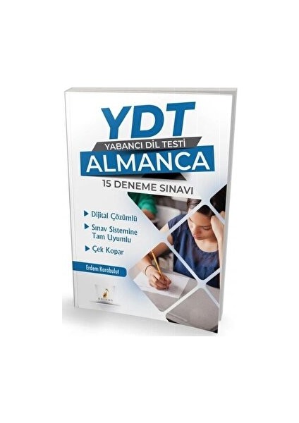 Pelikan Tıp Teknik Yayıncılık Ydt Almanca 15 Deneme Çözümlü Pelikan Yayınları