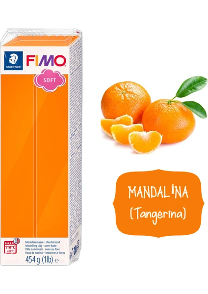 Fimo Professional Polimer Kil 454Gr. Tangerine