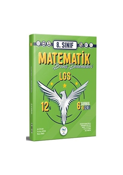 Av Yayınları 8. Sınıf Lgs Matematik 12 Li Branş Deneme Av Yayınları