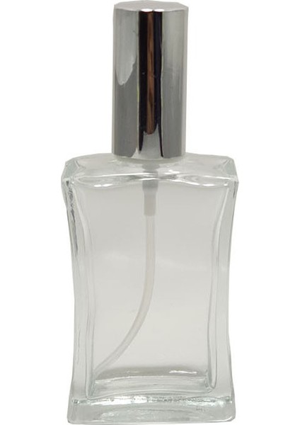 Boş Cam Şişe 50 ml 5 Adet Erkek Parfüm Şişesi & Valf Takım