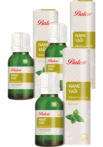 3 Kutu Nane Yağı 20 ml x 3