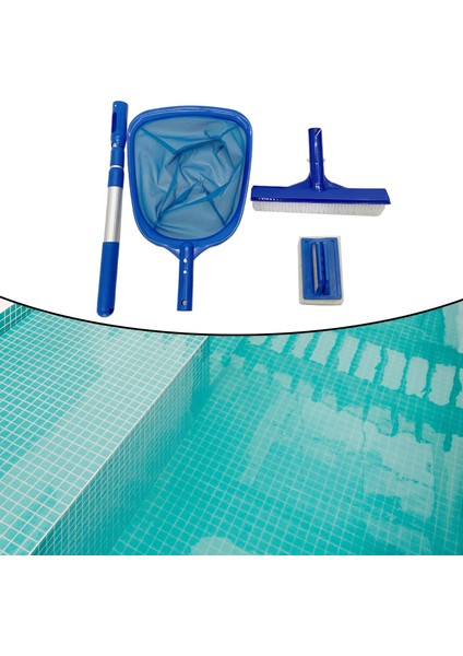 4 Aradan 1 Havuz Temizleme Seti Teleskopik Alüminyum Çubuk Balık Ağı Havuz Tabanı Için (Yurt Dışından) indirimleri