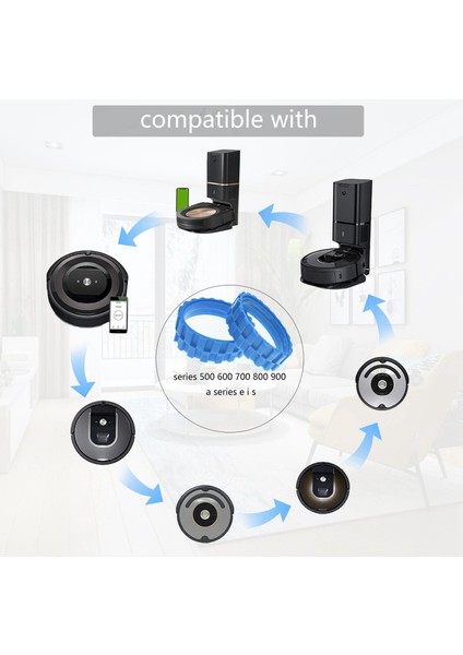 500, 800 ve 900 Için 2 Adet Lastikler 676 698 Kaymaz Değişiklikler Mavi (Yurt Dışından) fırsatları