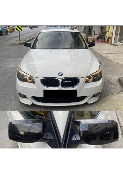 Bmw E60 2003-2010 Batman Yarasa Ayna Kapağı Piano Black