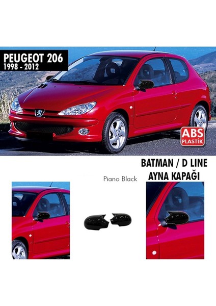 Peugeot 206 Yarasa Ayna Kapağı Batman Ayna 1998-2012