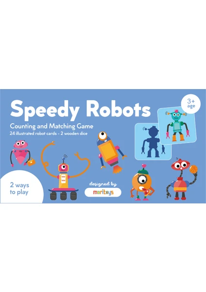 Speedy Robots - Sayma ve Eşleştirme Oyunu