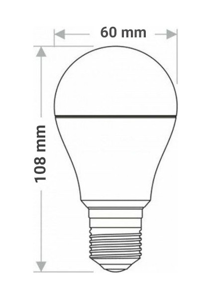 9W LED Ampul 6500K Beyaz Işık E27 Duy YL95-9001