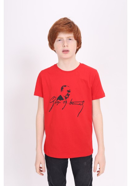 Toontoy Çocuk Atatürk Baskılı Tişört
