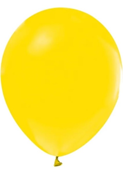 Balon Tek Renk 12" 100LÜ Sarı Balonevi