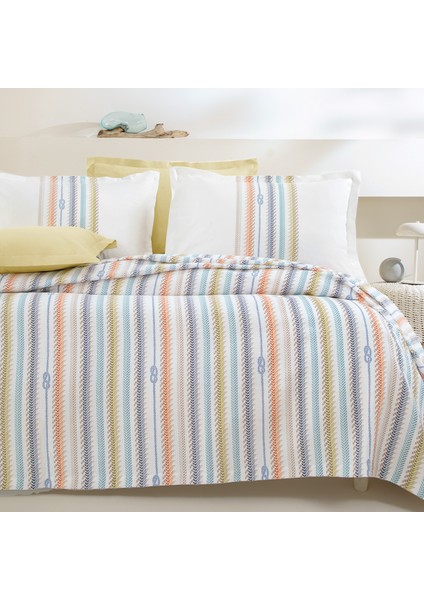 Bedding Benito Çift Kişilik Pike Takımı - Yağ Yeşili