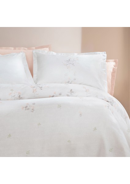Bedding Ember Çift Kişilik Pike Takımı - Pudra