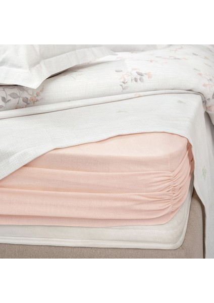 Bedding Ember Çift Kişilik Pike Takımı - Pudra