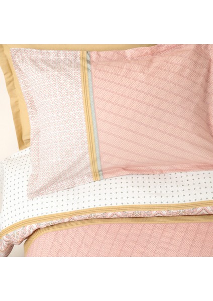 Bedding Macbeth Çift Kişilik Pike Takımı - Pembe