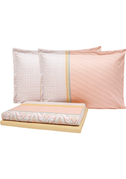 Bedding Macbeth Çift Kişilik Pike Takımı - Pembe