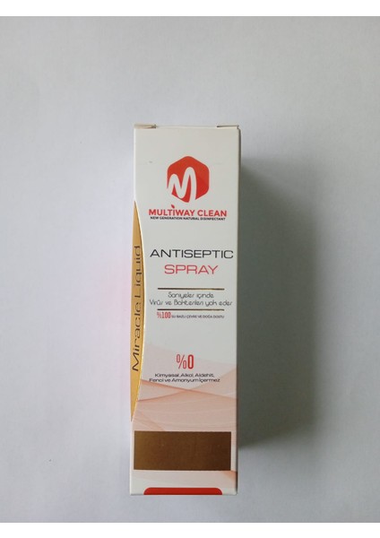 Multiway Clean El ve Cilt Dezenfektanı 100 ml Antiseptic Spray