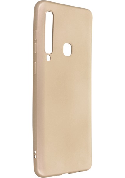 EsLifeTech26Aksesuar Samsung Galaxy A9 2018 Kılıf Premium Rubber Silikon - Gold