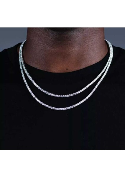 Iki Sıra Erkek Su Yolu Kolye