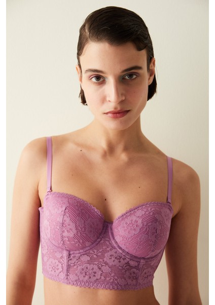 Bloom Dantel Detaylı Croplet