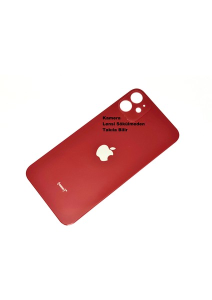 İPhone 11 Arka Kapak (CAM) Kırmızı