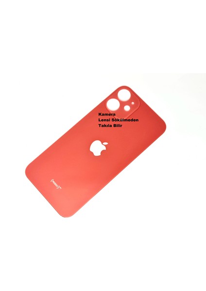Iphone 12 Mini Arka Pil Batarya Kapağı (CAM+B-7000) Kırmızı fiyatları