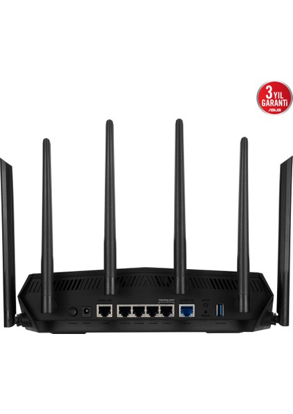 ASUS TUF-AX6000 WIFI6 Dual Band Gaming Extendable Router-Mobile Gaming Mod-Gaming  Port 4G 5G Mobile Tethering-AiProtection