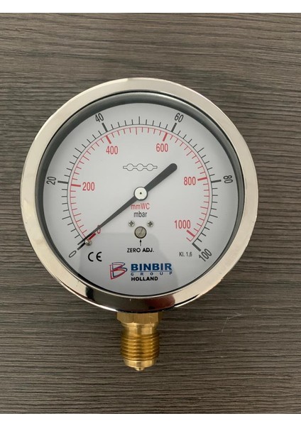 Bınbır Group Holland Komple Paslanmaz ve Basınç Ölçerler – 100 mm Çap 110