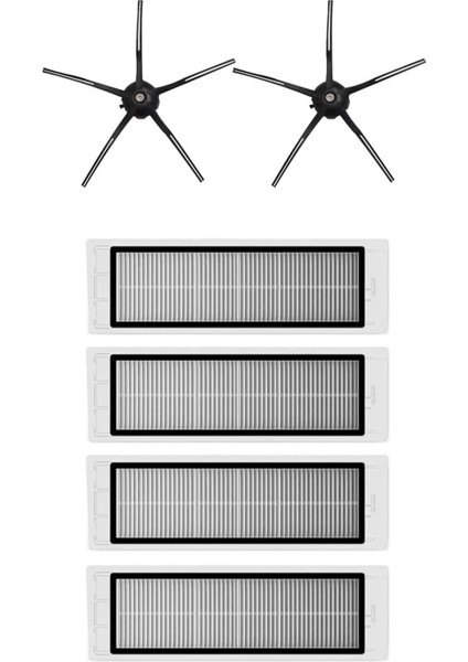Roborock S5 Max Robot Süpürge Uyumlu 6'lı Yedek Parça Seti