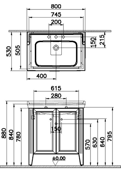 Valarte Kapaklı Etajerli Lavabo Dolabı 80 cm Mat Gri 62163 fiyatları