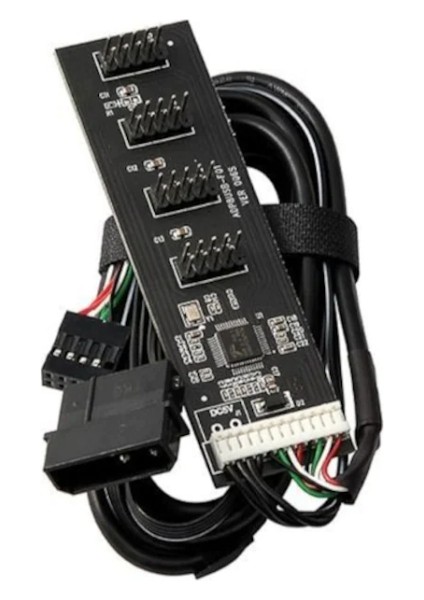 Ankart Için USB Hub 9 Pin USB Çoklayıcı Anakart Için 4 Port USB 2.0 Çoklayıcı